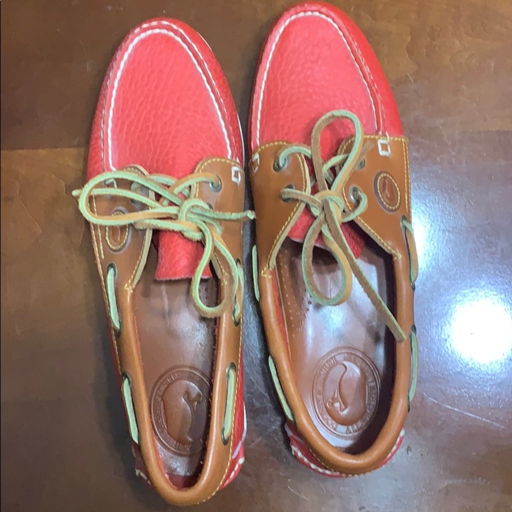 Dooney & Bourke Red Leather Loafers Size 8M